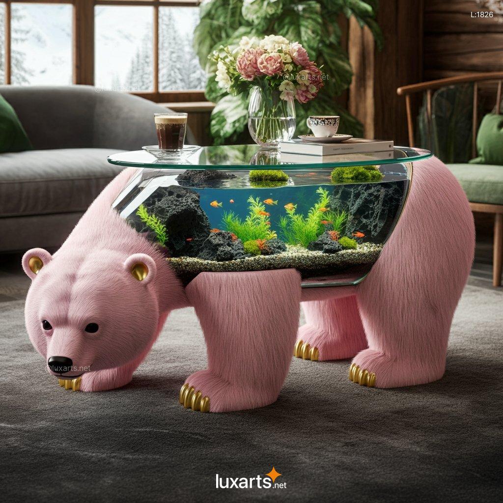 Polar Bear Aquarium Coffee Tables | A Cool, Arctic-Inspired Centerpiece polar bear aquarium coffee tables 6