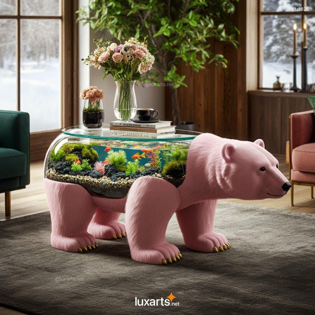 Polar Bear Aquarium Coffee Tables | A Cool, Arctic-Inspired Centerpiece polar bear aquarium coffee tables 7