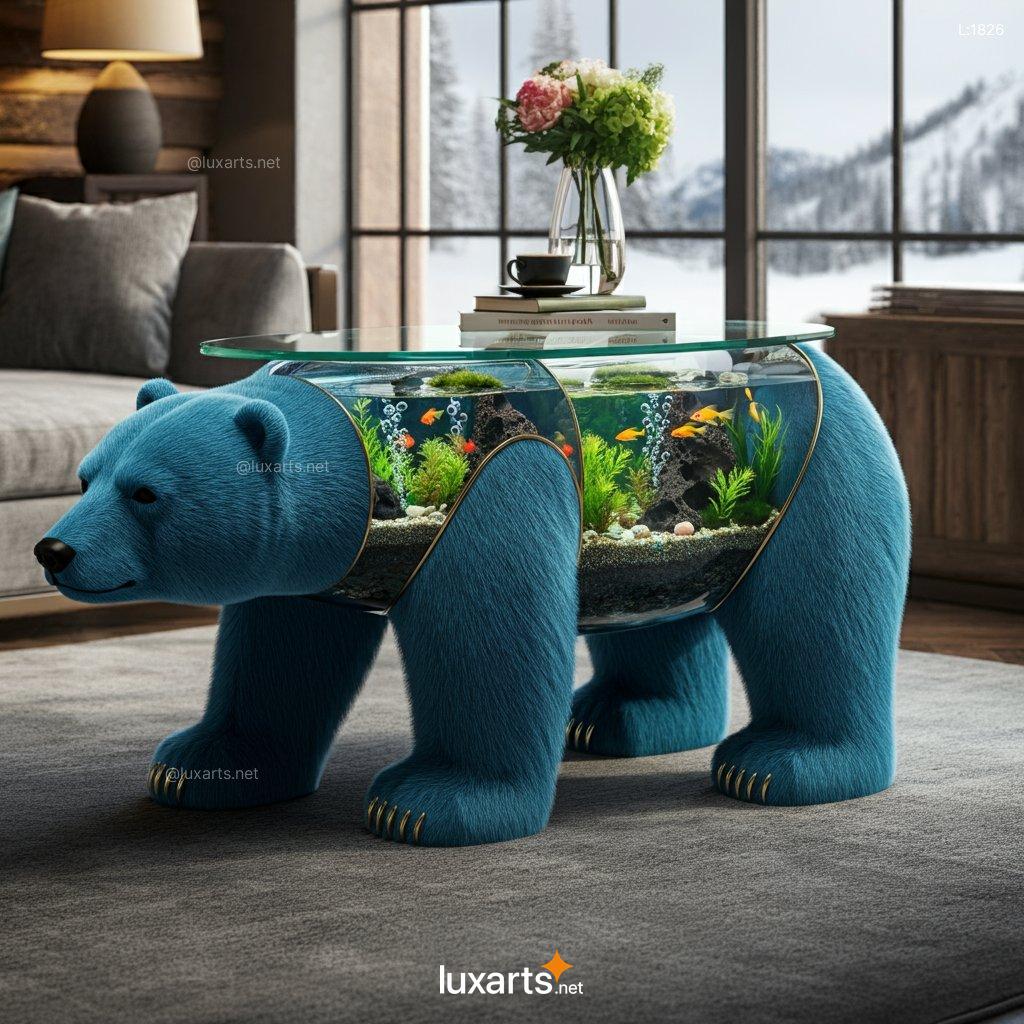 Polar Bear Aquarium Coffee Tables | A Cool, Arctic-Inspired Centerpiece polar bear aquarium coffee tables 8