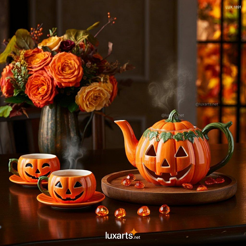 Creative Pumpkin Tea Sets: Add a Touch of Autumn to Your Home pumpkin tea set 3