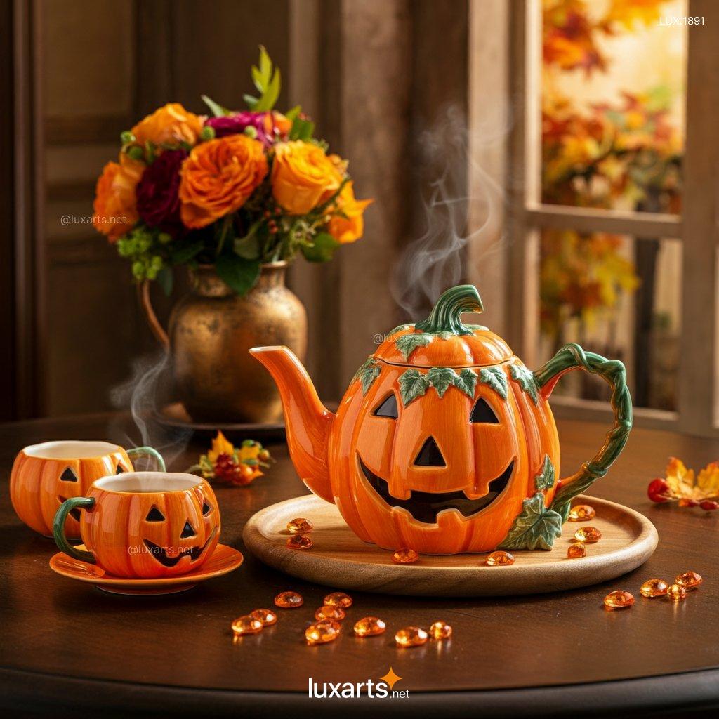 Creative Pumpkin Tea Sets: Add a Touch of Autumn to Your Home pumpkin tea set 5