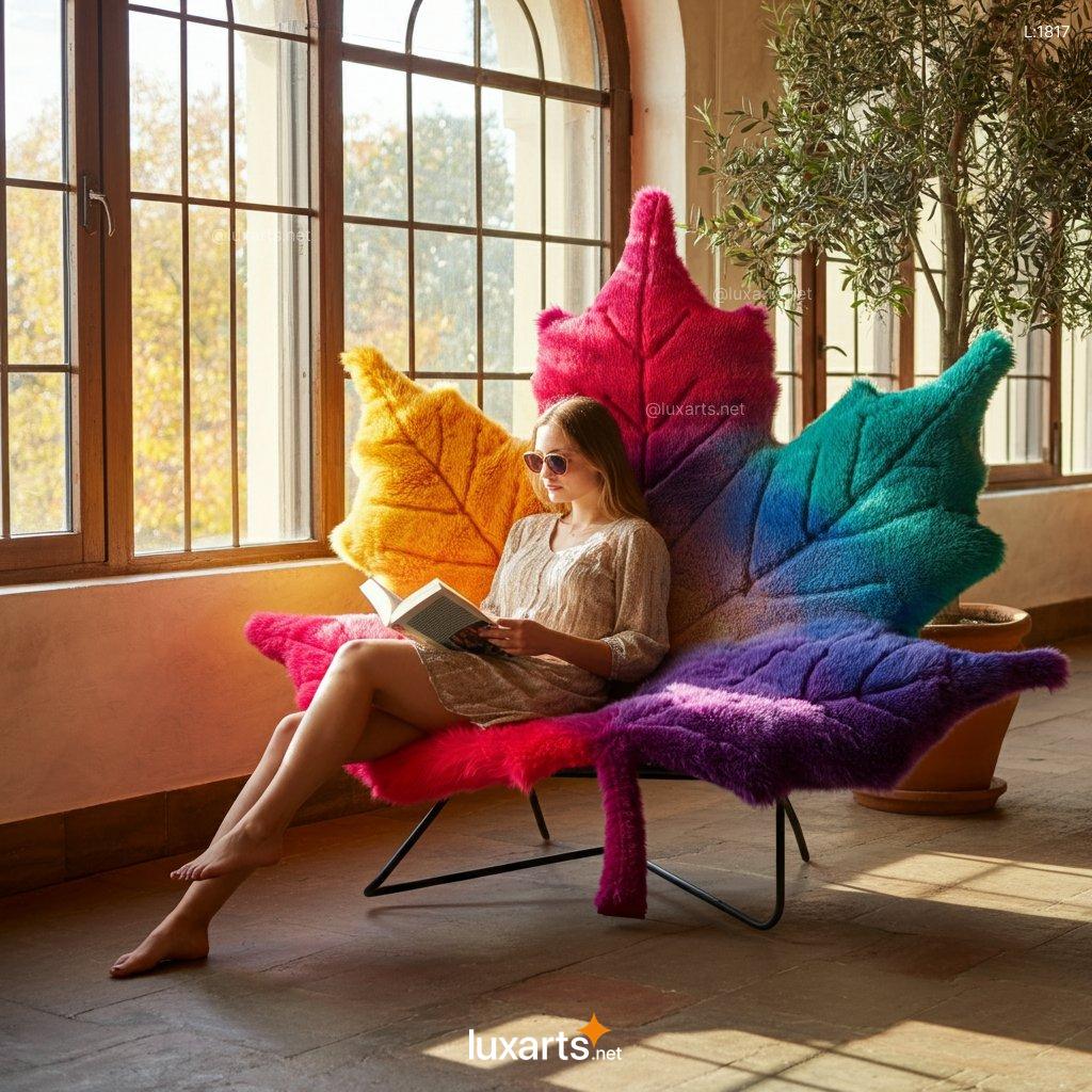 Rainbow Leaf Lounger: Innovative & Colorful Outdoor Seating rainbow leaf lounger 10