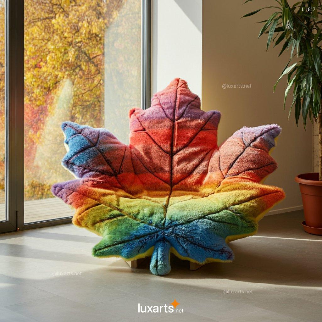 Rainbow Leaf Lounger: Innovative & Colorful Outdoor Seating rainbow leaf lounger 12