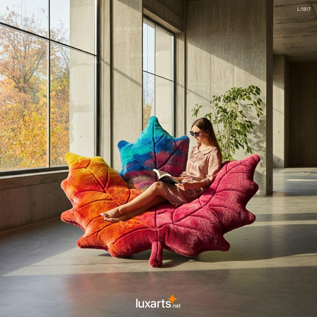 Rainbow Leaf Lounger: Innovative & Colorful Outdoor Seating rainbow leaf lounger 3