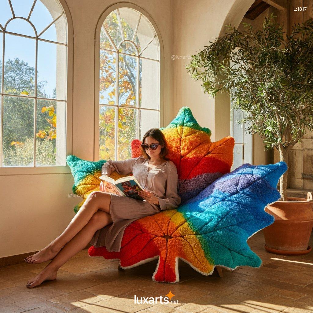 Rainbow Leaf Lounger: Innovative & Colorful Outdoor Seating rainbow leaf lounger 8