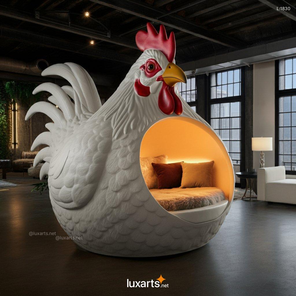 Creative Rooster Lounging Den | A Whimsical Haven for Ultimate Relaxation rooster lounging den 11