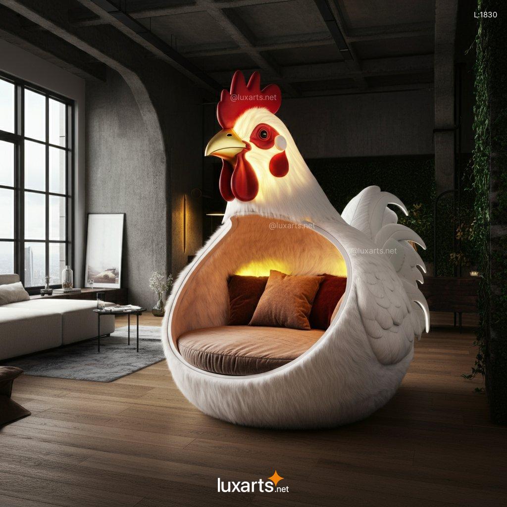 Creative Rooster Lounging Den | A Whimsical Haven for Ultimate Relaxation rooster lounging den 14