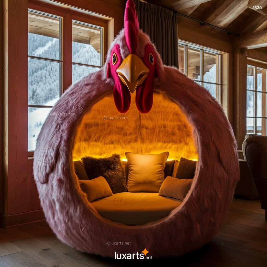 Creative Rooster Lounging Den | A Whimsical Haven for Ultimate Relaxation rooster lounging den 7