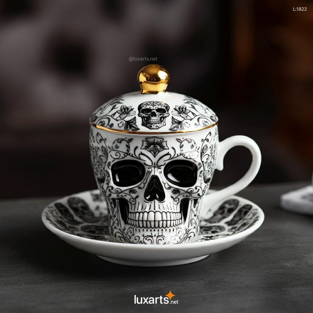 Skull Teacup: Unique, Creative & Spooky Teacups for the Bold skull teacup 1