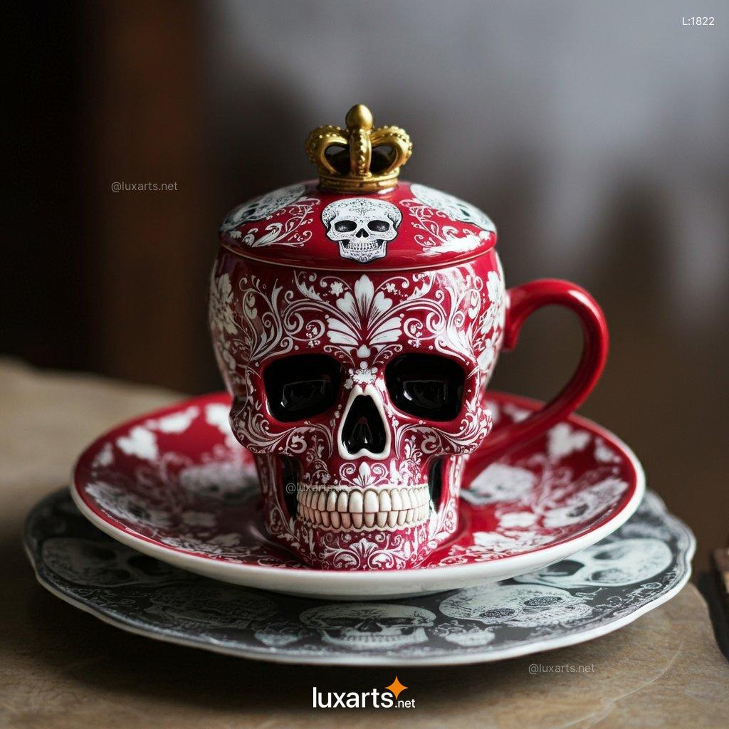 Skull Teacup: Unique, Creative & Spooky Teacups for the Bold skull teacup 11