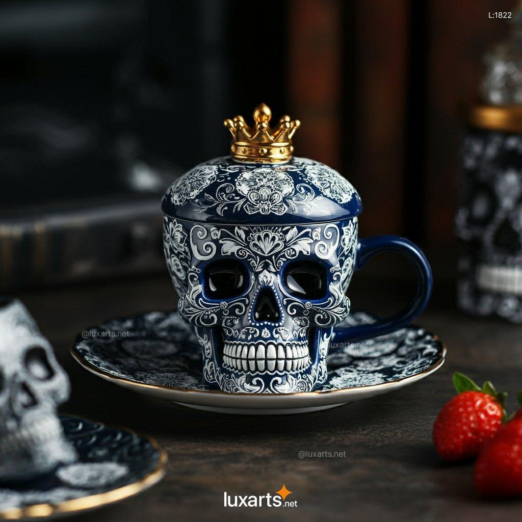 Skull Teacup: Unique, Creative & Spooky Teacups for the Bold skull teacup 12