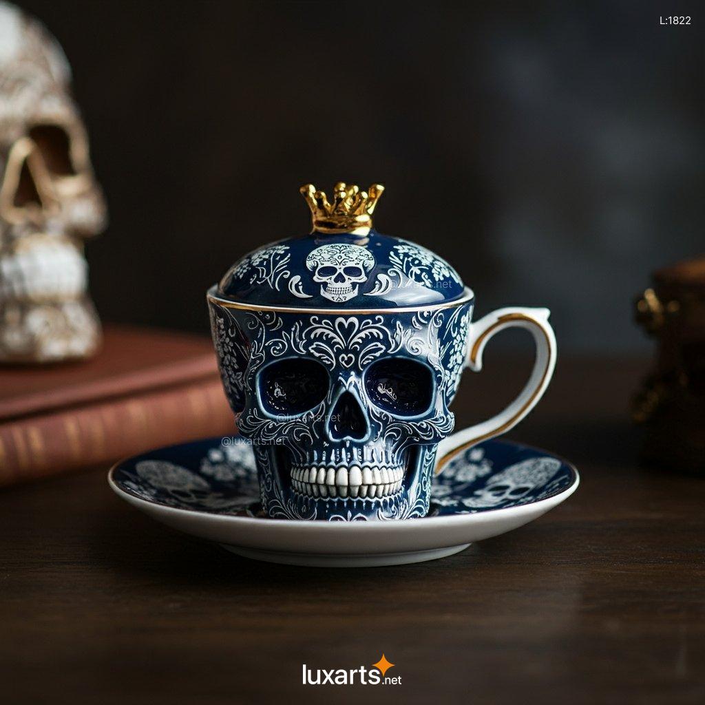 Skull Teacup: Unique, Creative & Spooky Teacups for the Bold skull teacup 13