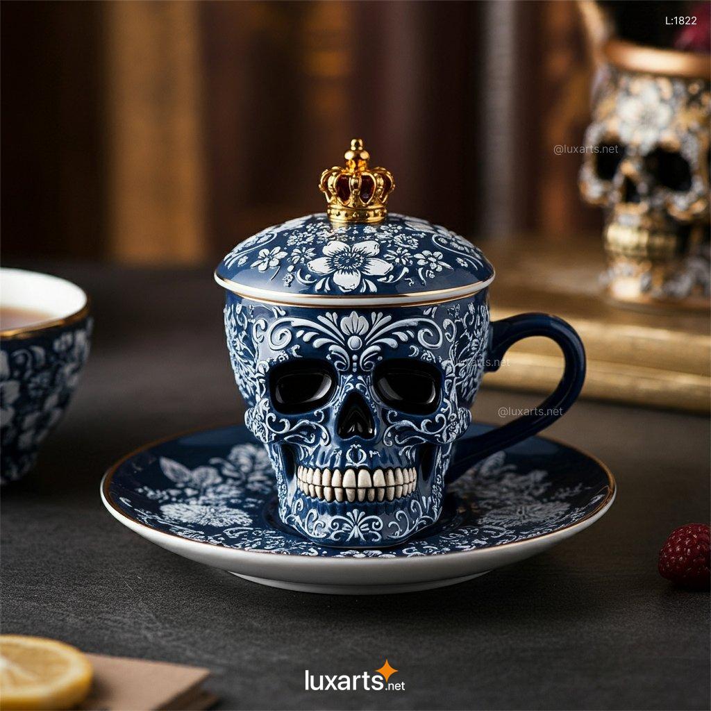 Skull Teacup: Unique, Creative & Spooky Teacups for the Bold skull teacup 14