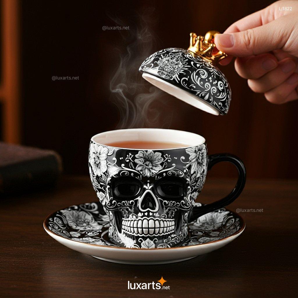 Skull Teacup: Unique, Creative & Spooky Teacups for the Bold skull teacup 15