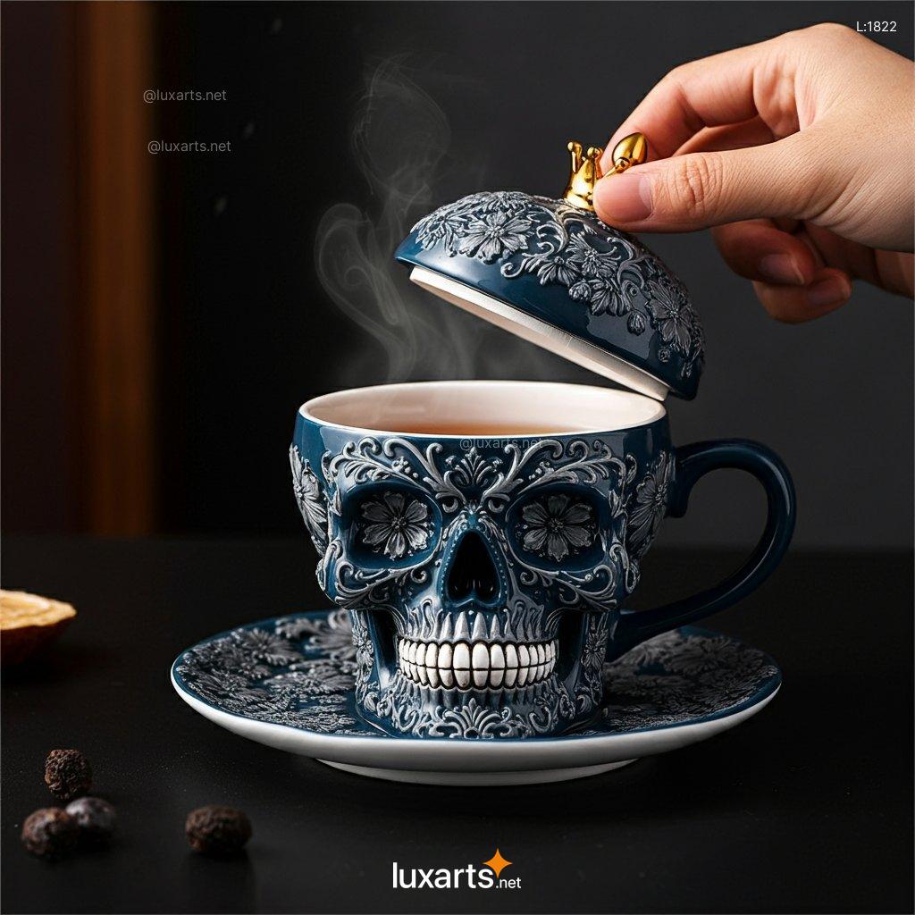 Skull Teacup: Unique, Creative & Spooky Teacups for the Bold skull teacup 16