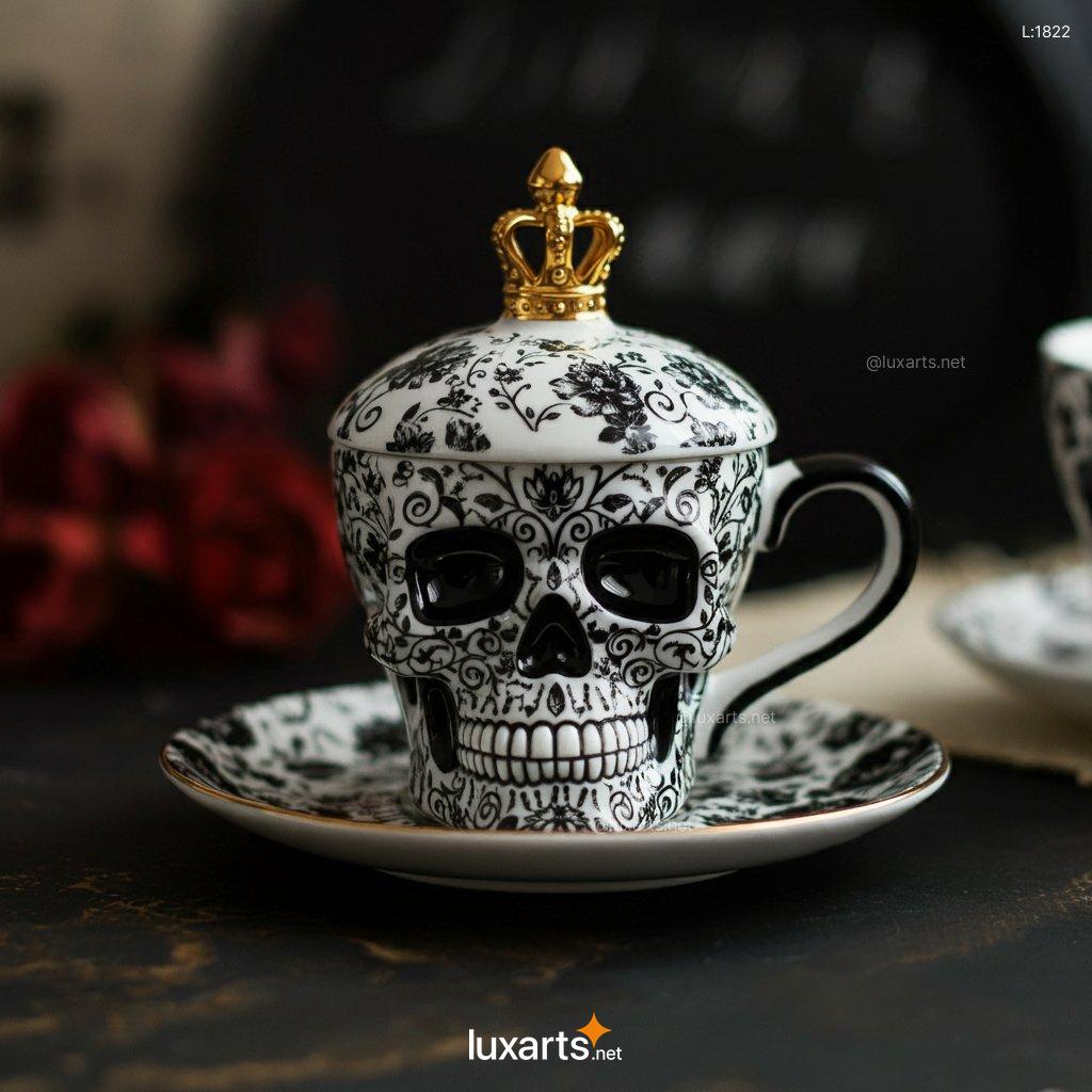 Skull Teacup: Unique, Creative & Spooky Teacups for the Bold skull teacup 2