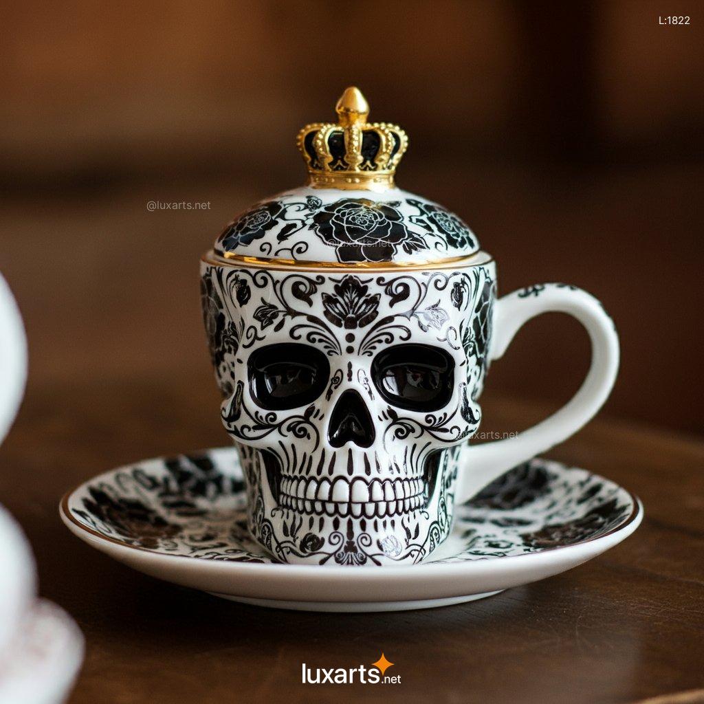 Skull Teacup: Unique, Creative & Spooky Teacups for the Bold skull teacup 3