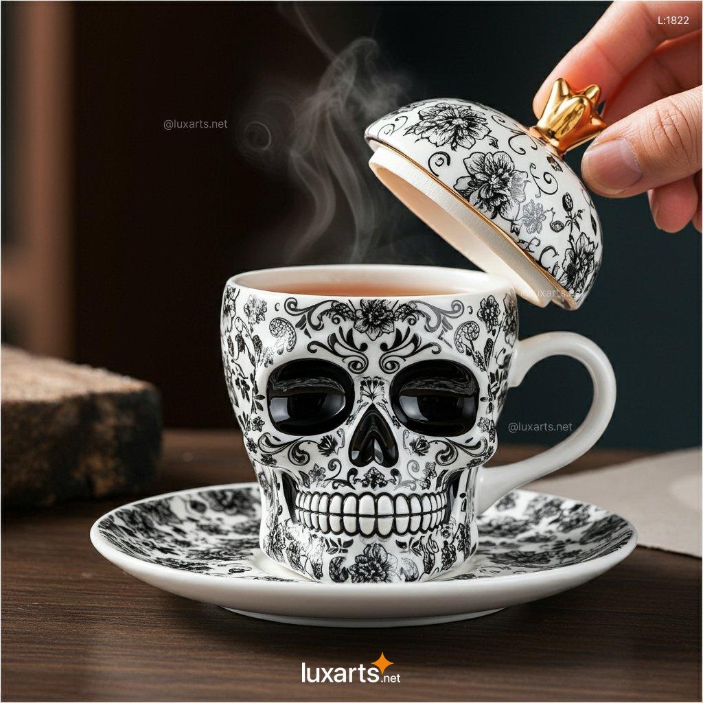 Skull Teacup: Unique, Creative & Spooky Teacups for the Bold skull teacup 5