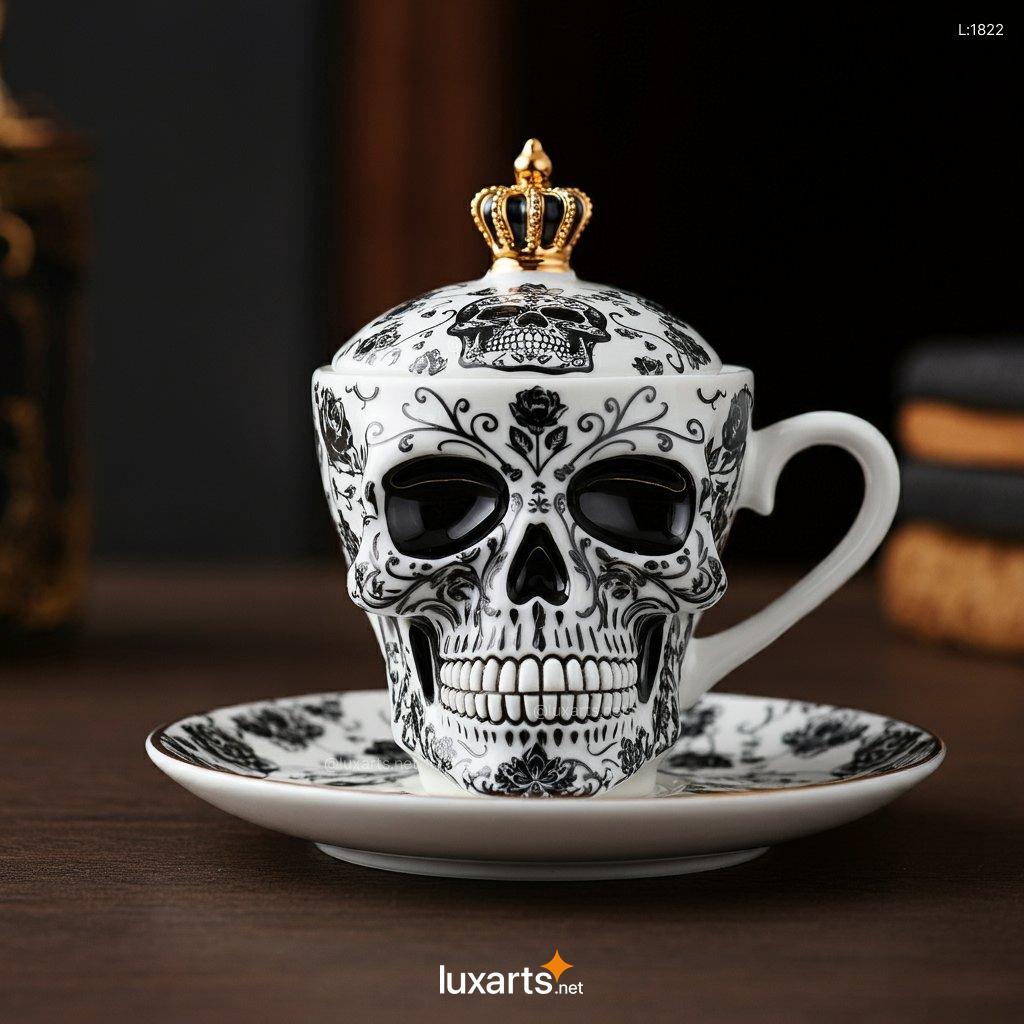 Skull Teacup: Unique, Creative & Spooky Teacups for the Bold skull teacup 6