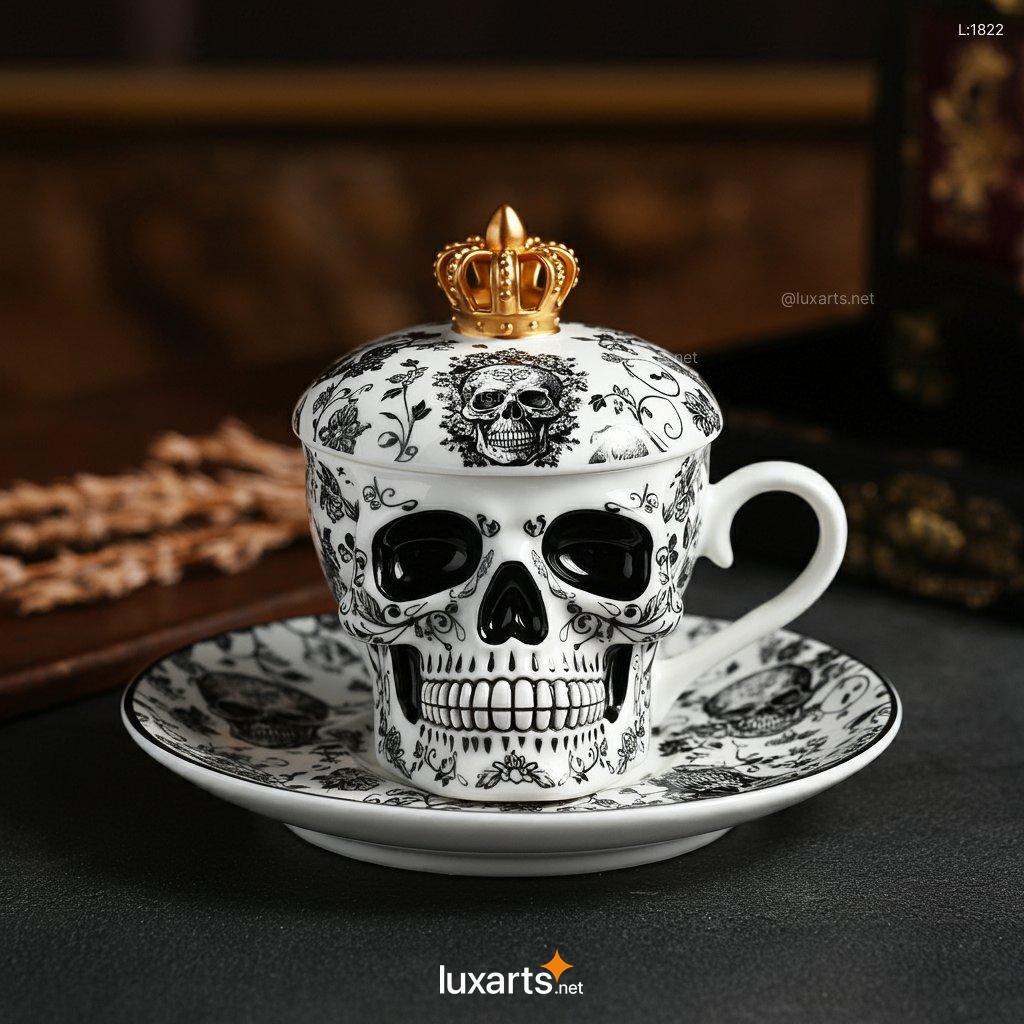 Skull Teacup: Unique, Creative & Spooky Teacups for the Bold skull teacup 7