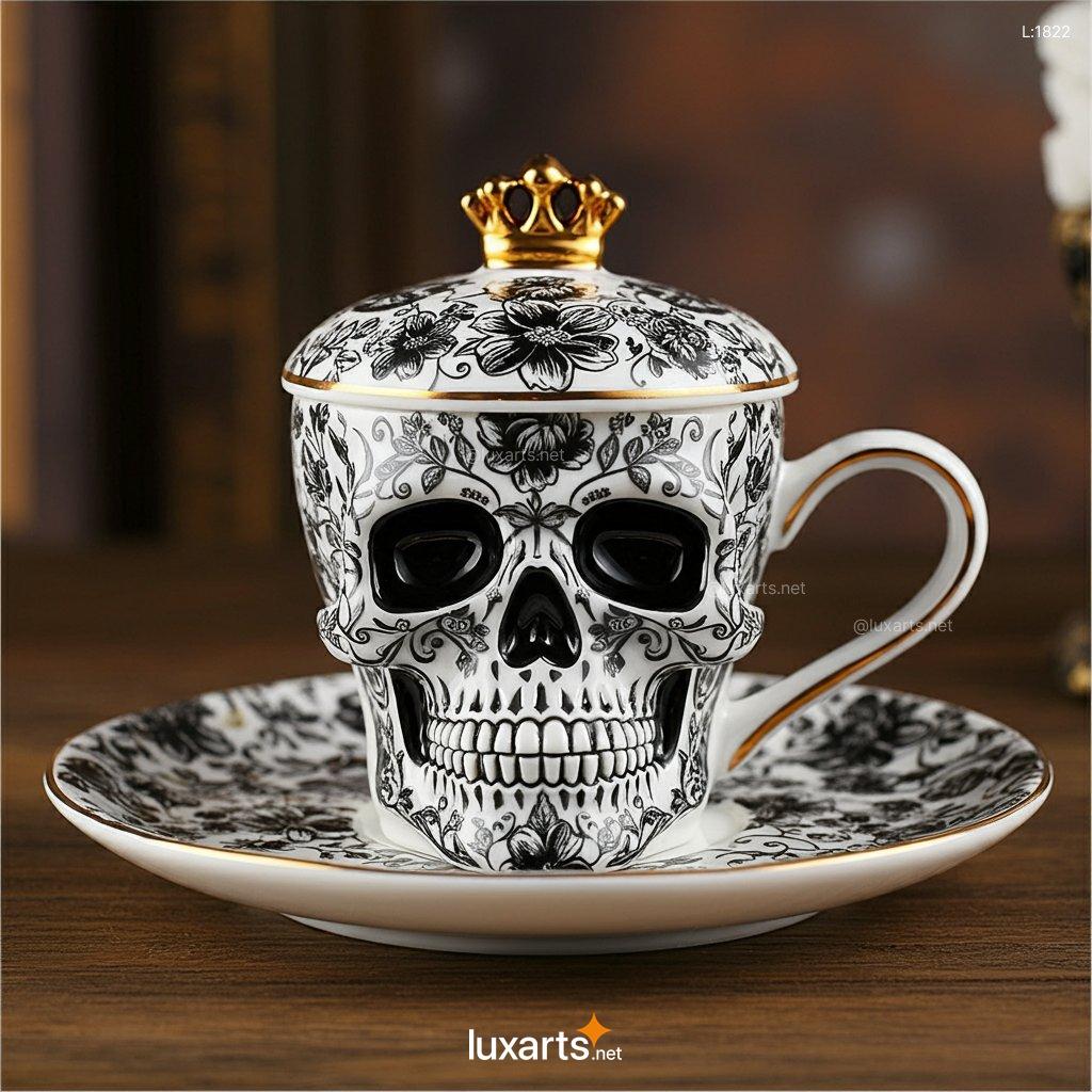 Skull Teacup: Unique, Creative & Spooky Teacups for the Bold skull teacup 8