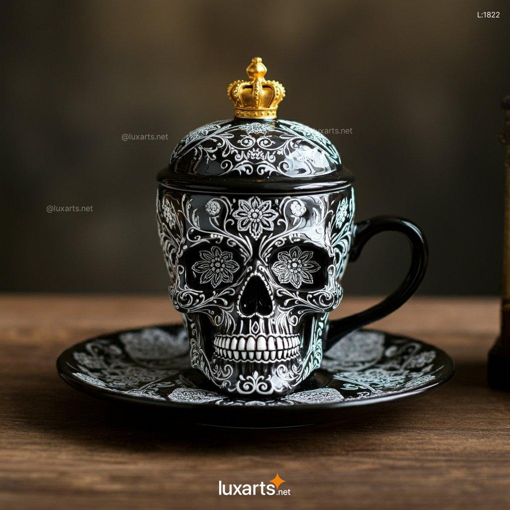 Skull Teacup: Unique, Creative & Spooky Teacups for the Bold skull teacup 9