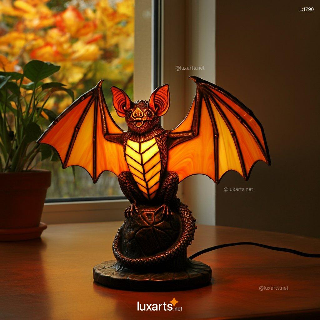 Stained Glass Bat Lamp: Unique, Handcrafted Bat Lamps for Your Home stained glass bat lamp 1