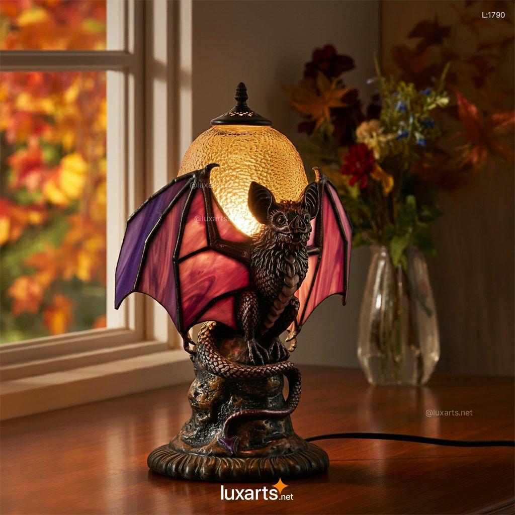 Stained Glass Bat Lamp: Unique, Handcrafted Bat Lamps for Your Home stained glass bat lamp 11