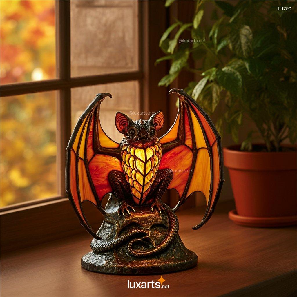 Stained Glass Bat Lamp: Unique, Handcrafted Bat Lamps for Your Home stained glass bat lamp 12