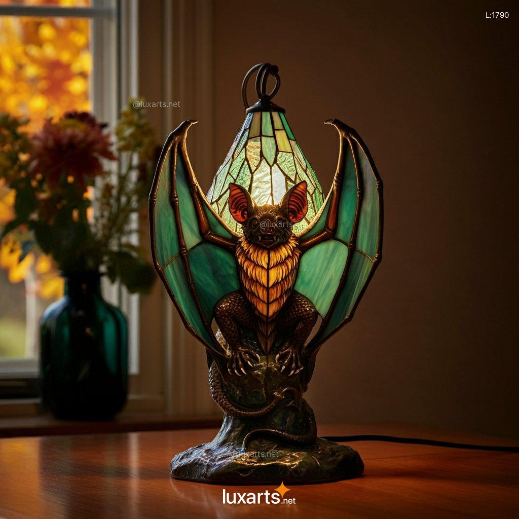 Stained Glass Bat Lamp: Unique, Handcrafted Bat Lamps for Your Home stained glass bat lamp 3