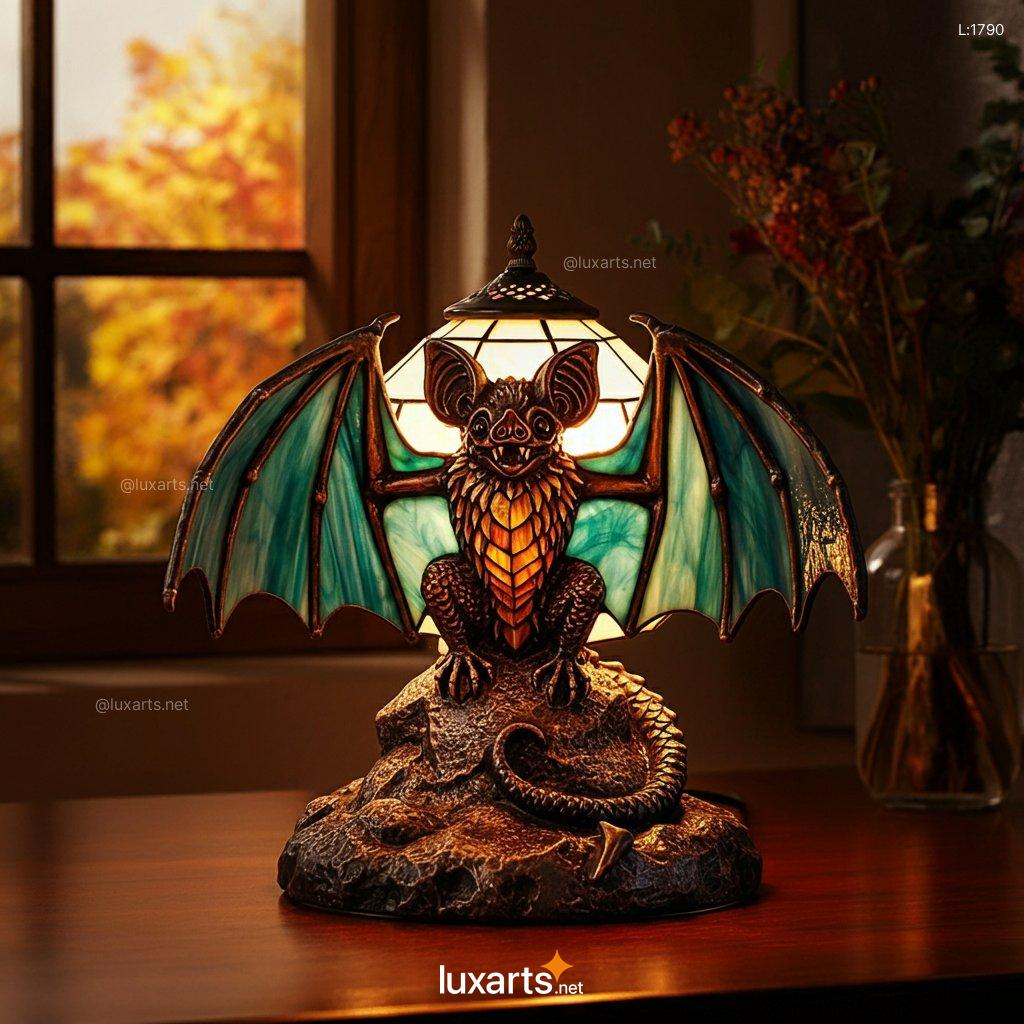 Stained Glass Bat Lamp: Unique, Handcrafted Bat Lamps for Your Home stained glass bat lamp 4