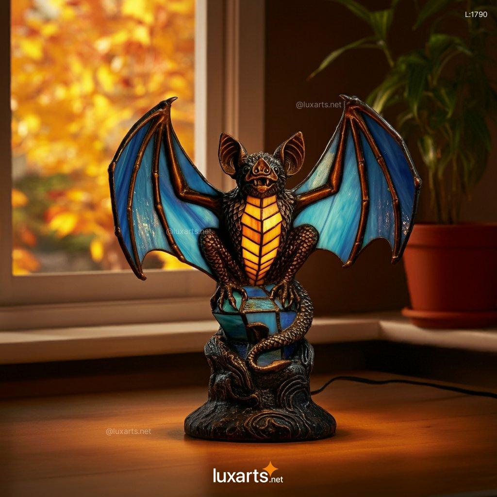 Stained Glass Bat Lamp: Unique, Handcrafted Bat Lamps for Your Home stained glass bat lamp 6