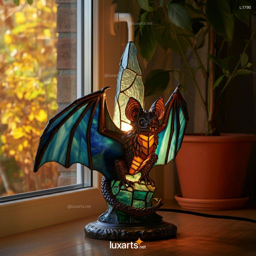 Stained Glass Bat Lamp: Unique, Handcrafted Bat Lamps for Your Home stained glass bat lamp 7