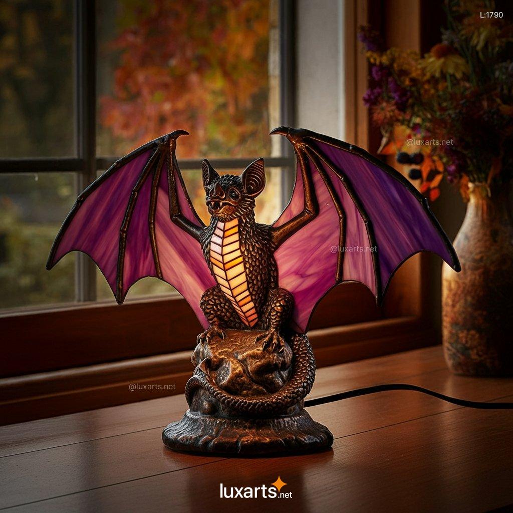 Stained Glass Bat Lamp: Unique, Handcrafted Bat Lamps for Your Home stained glass bat lamp 9