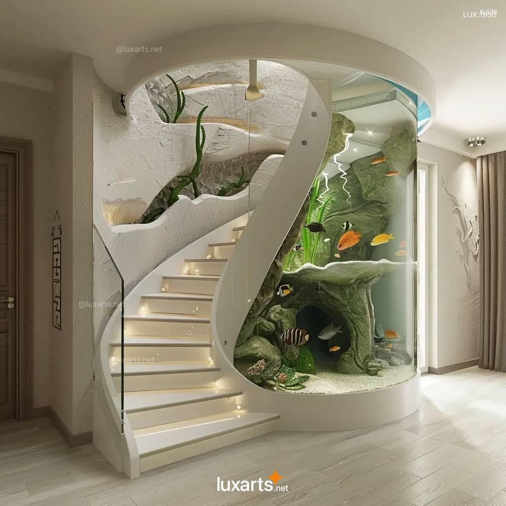 Creative Staircases with Aquariums: Stunning Design Ideas staircases with aquariums 4