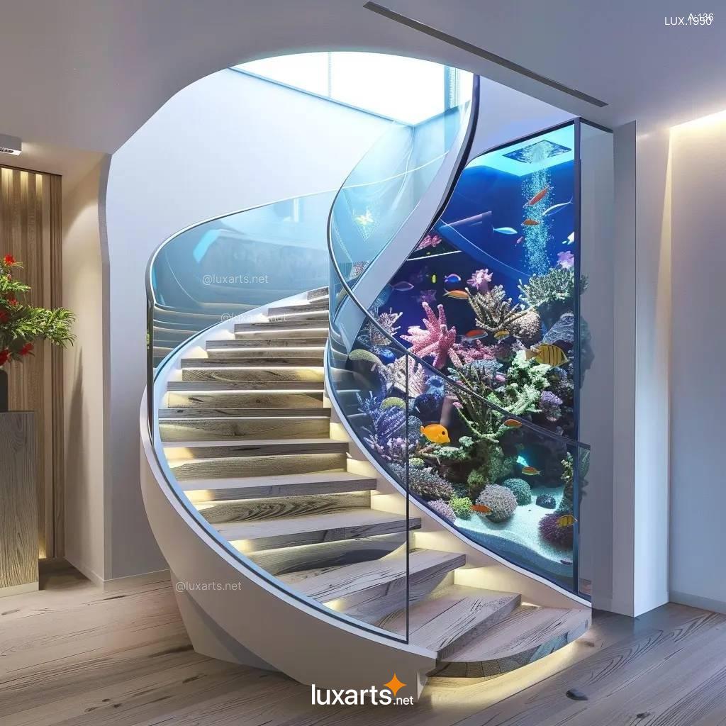 Creative Staircases with Aquariums: Stunning Design Ideas staircases with aquariums 6