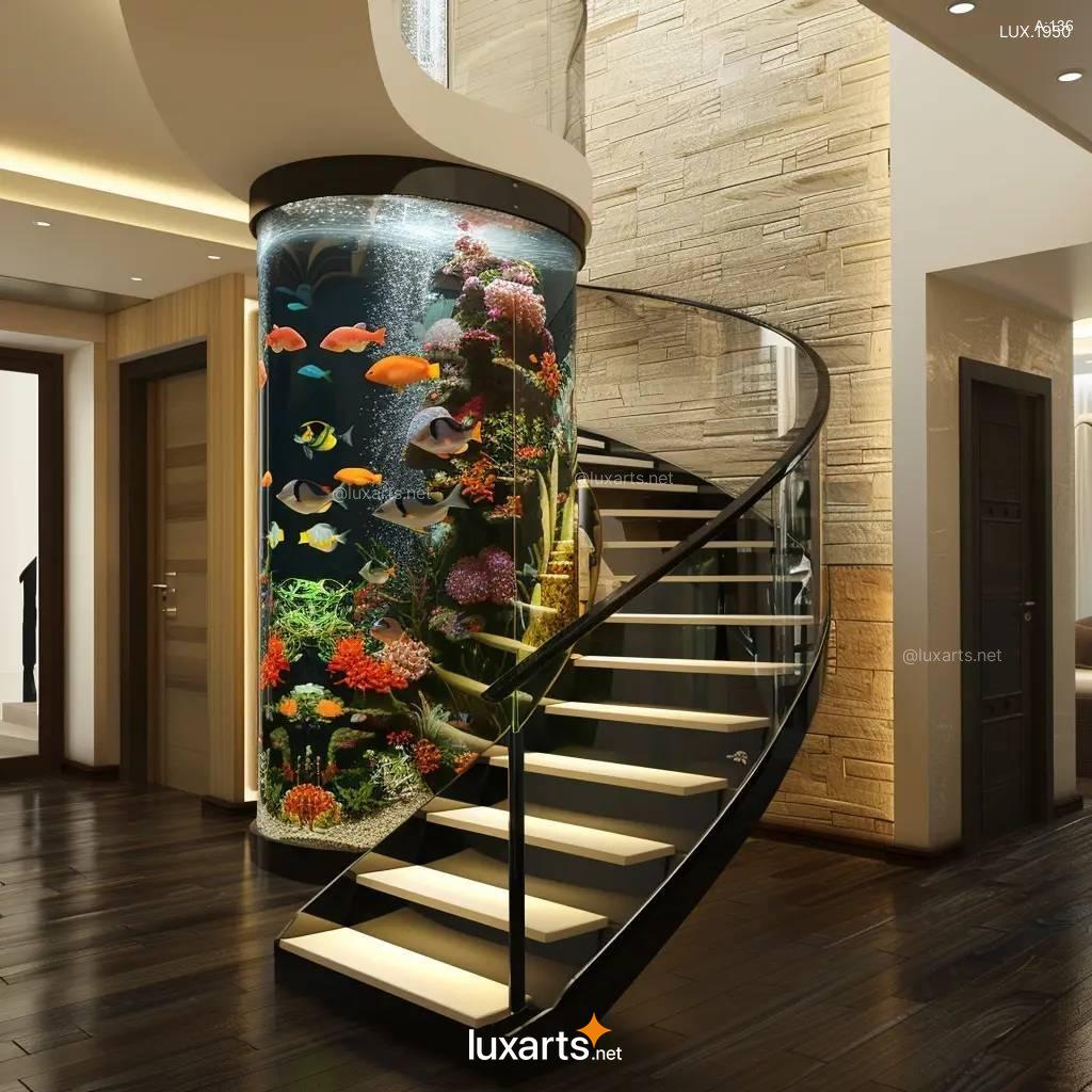 Creative Staircases with Aquariums: Stunning Design Ideas staircases with aquariums 8