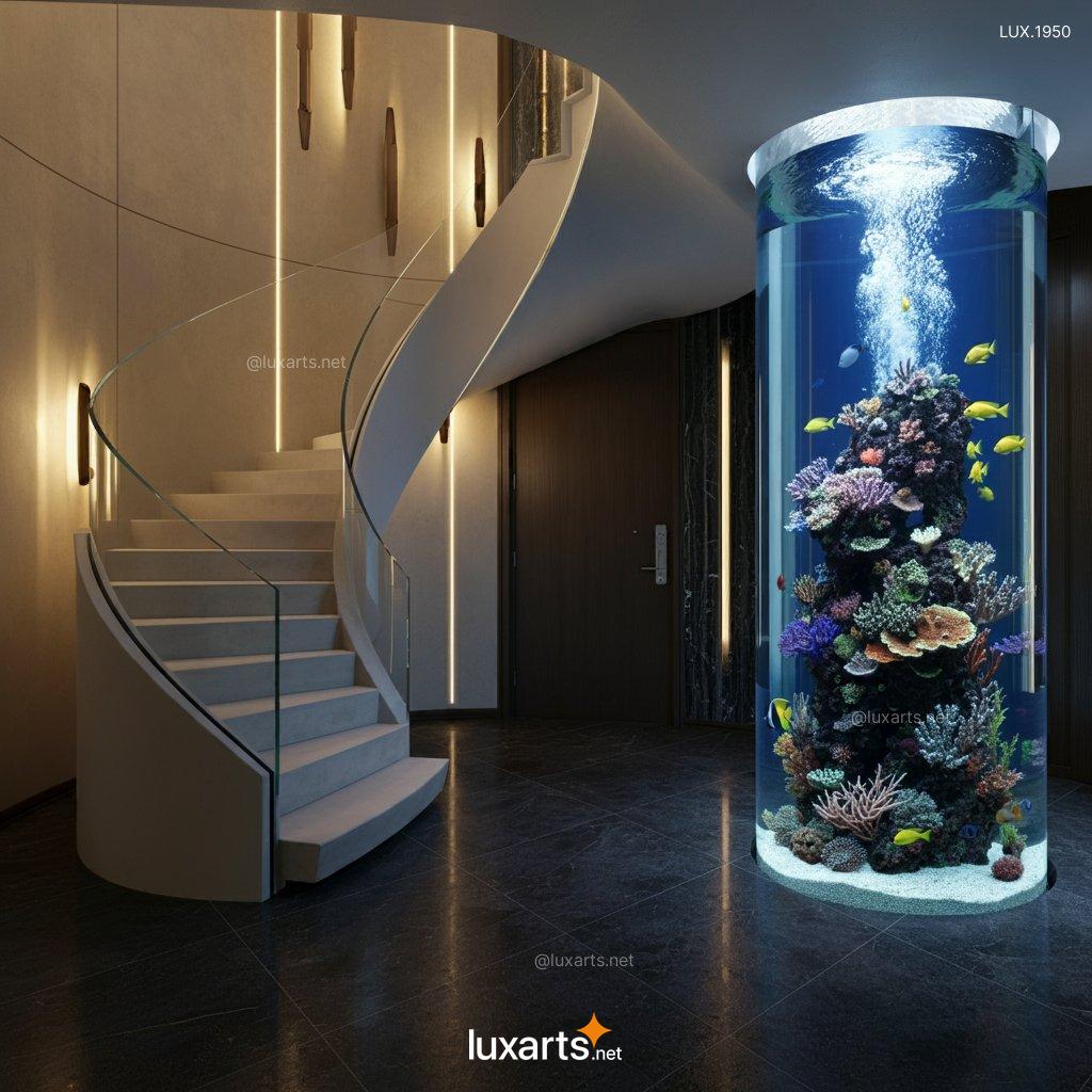 Creative Staircases with Aquariums: Stunning Design Ideas staircases with aquariums 9