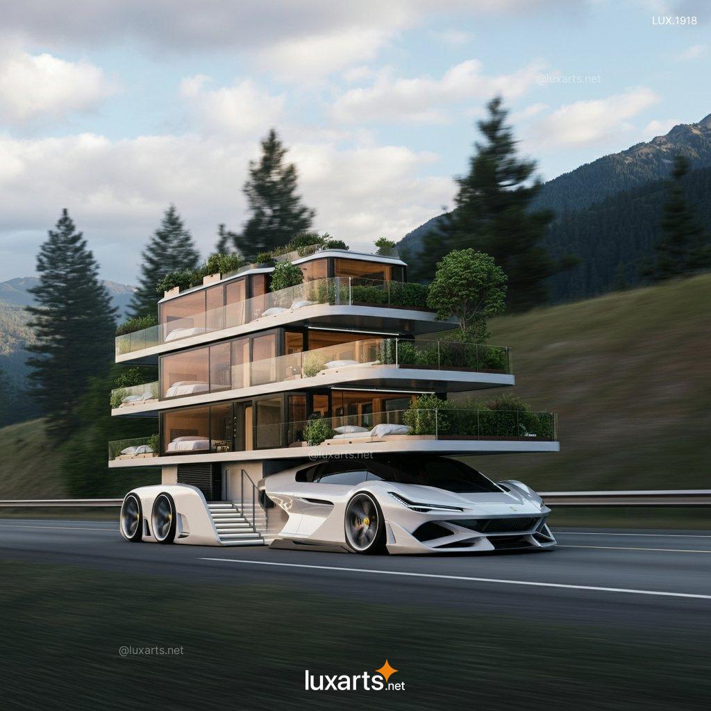 LUX.1918 Unique Supercar-Inspired Multi-Level RV: Bold, Innovative Design for Modern Travel suppercar inspired multi level rv 2