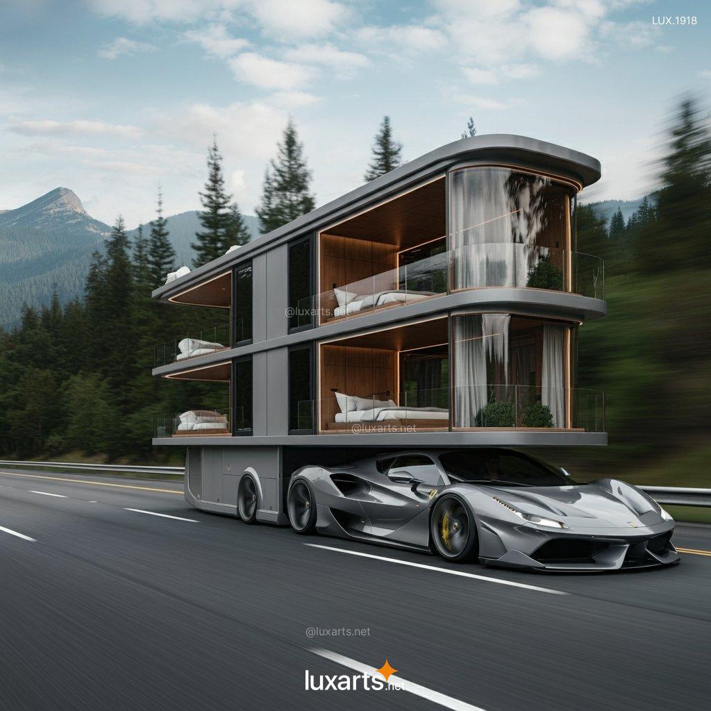 LUX.1918 Unique Supercar-Inspired Multi-Level RV: Bold, Innovative Design for Modern Travel suppercar inspired multi level rv 4