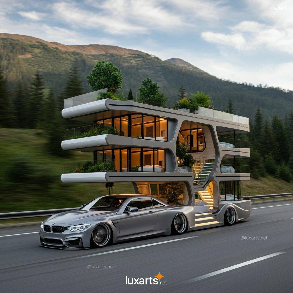 LUX.1918 Unique Supercar-Inspired Multi-Level RV: Bold, Innovative Design for Modern Travel suppercar inspired multi level rv 8