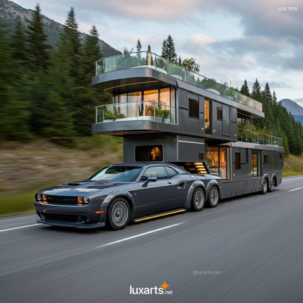 LUX.1918 Unique Supercar-Inspired Multi-Level RV: Bold, Innovative Design for Modern Travel suppercar inspired multi level rv 9