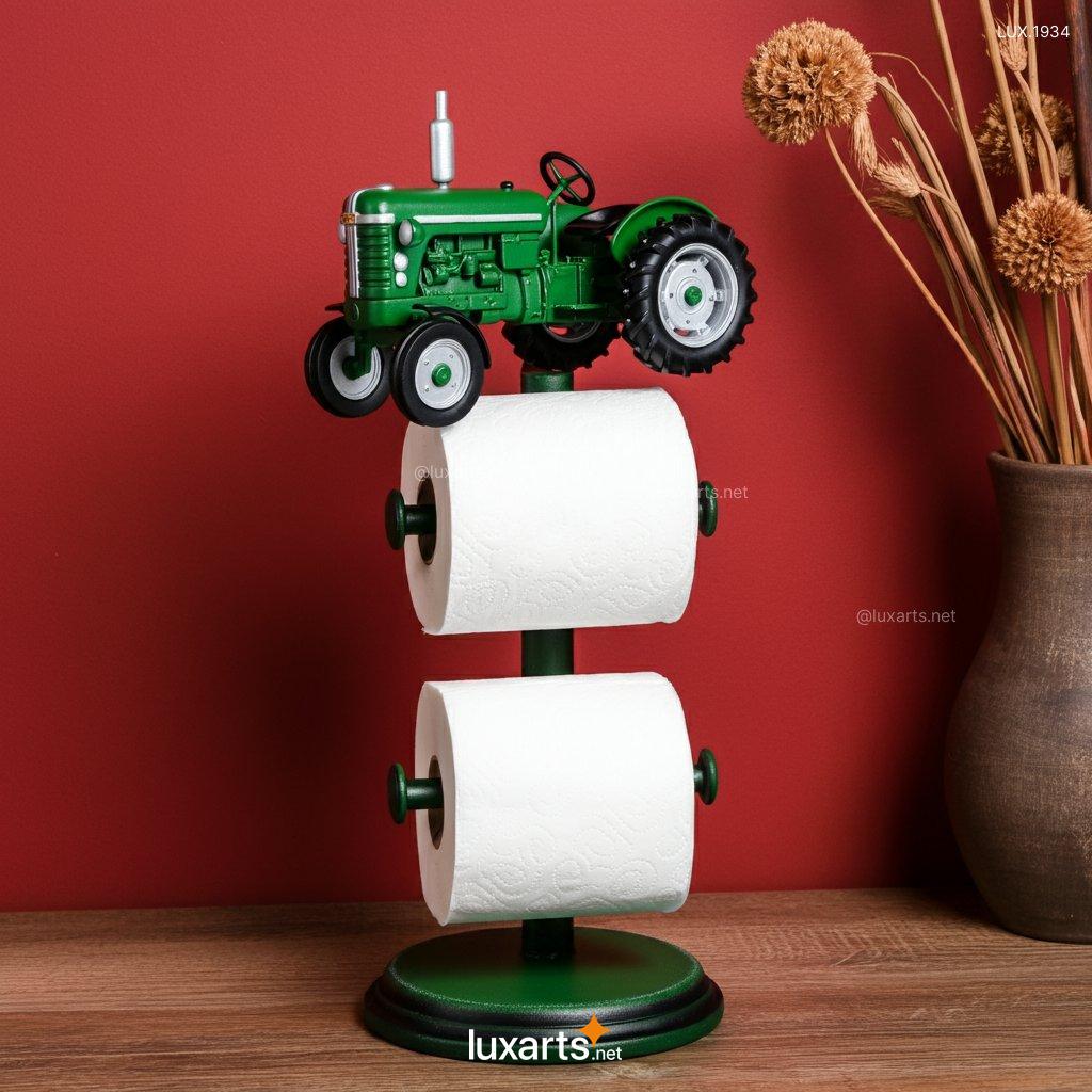 Tractor Shaped Toilet Paper Holder | Creative Farmhouse-Inspired Bathroom Decor tractor shaped toilet paper holder 2