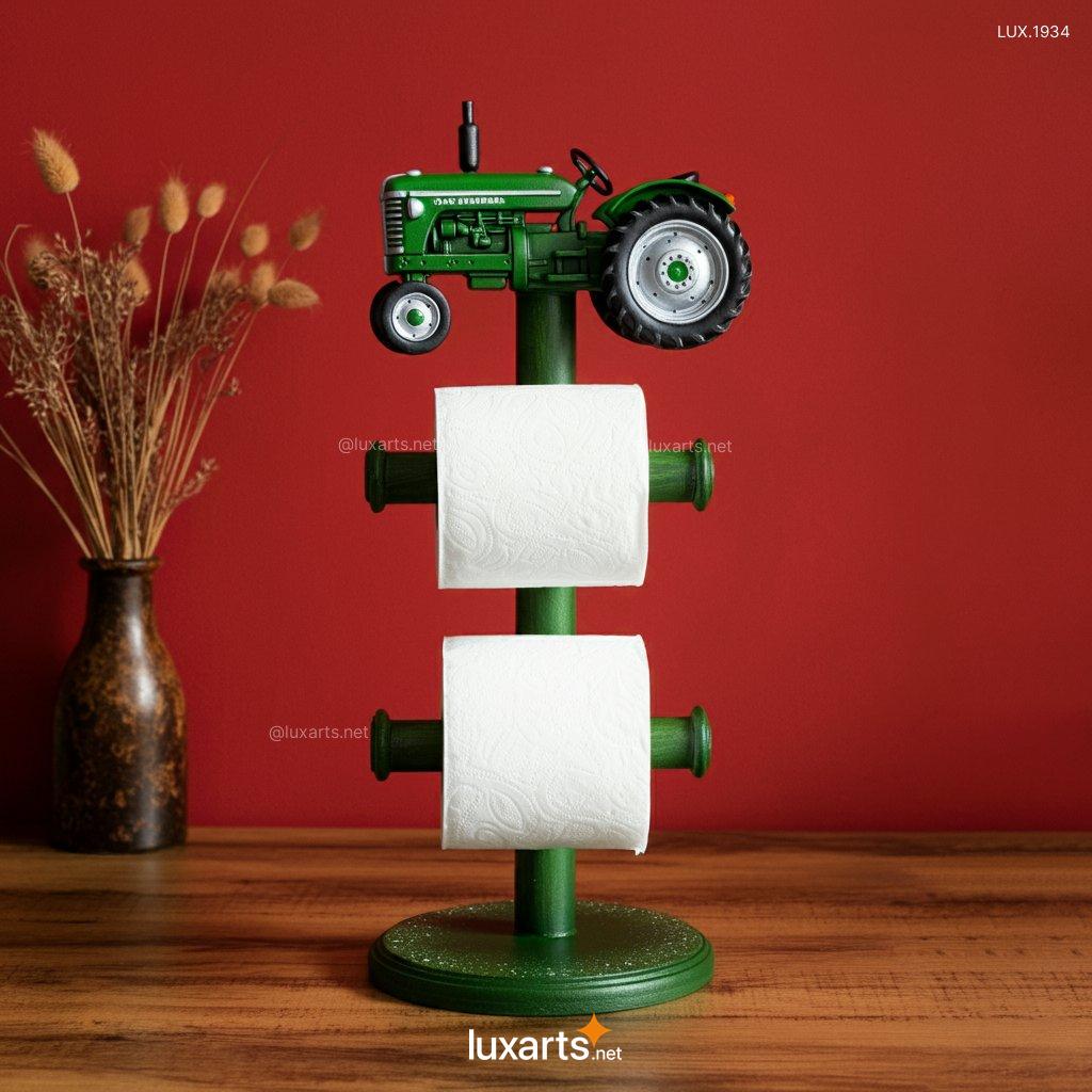 Tractor Shaped Toilet Paper Holder | Creative Farmhouse-Inspired Bathroom Decor tractor shaped toilet paper holder 3