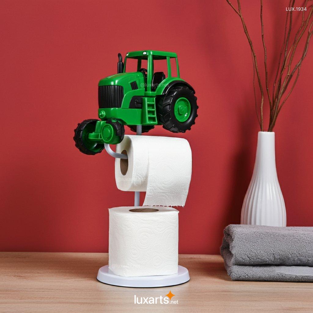 Tractor Shaped Toilet Paper Holder | Creative Farmhouse-Inspired Bathroom Decor tractor shaped toilet paper holder 6