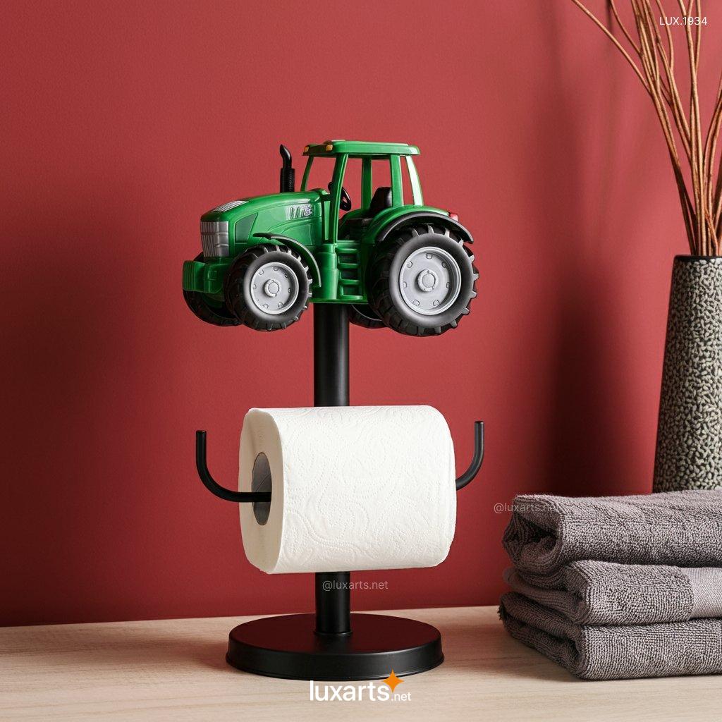 Tractor Shaped Toilet Paper Holder | Creative Farmhouse-Inspired Bathroom Decor tractor shaped toilet paper holder 7