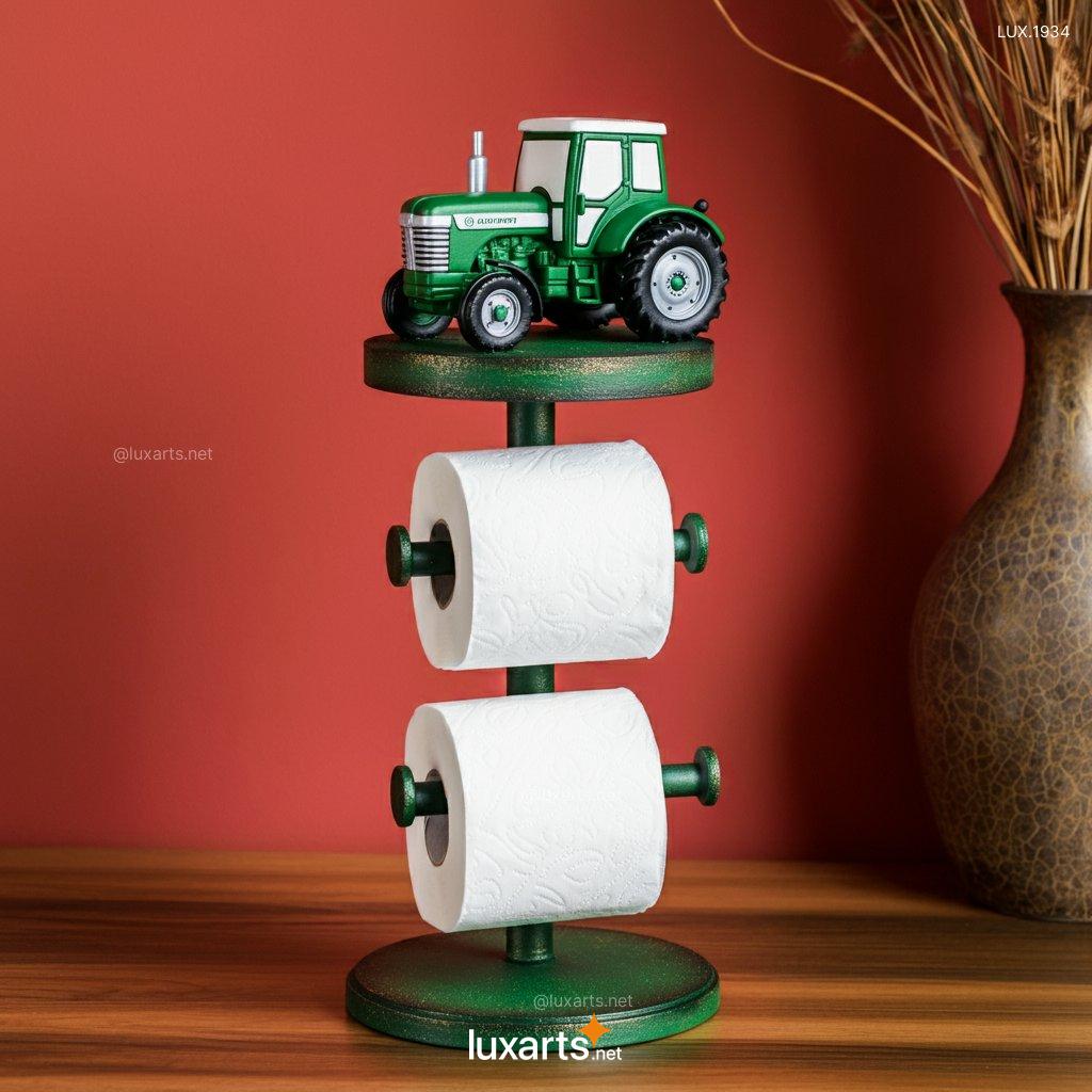 Tractor Shaped Toilet Paper Holder | Creative Farmhouse-Inspired Bathroom Decor tractor shaped toilet paper holder 8