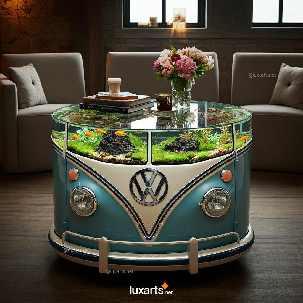 VW Bus Aquarium Coffee Table: Unique, Creative Aquarium Coffee Table Design vw bus aquarium coffee table 11