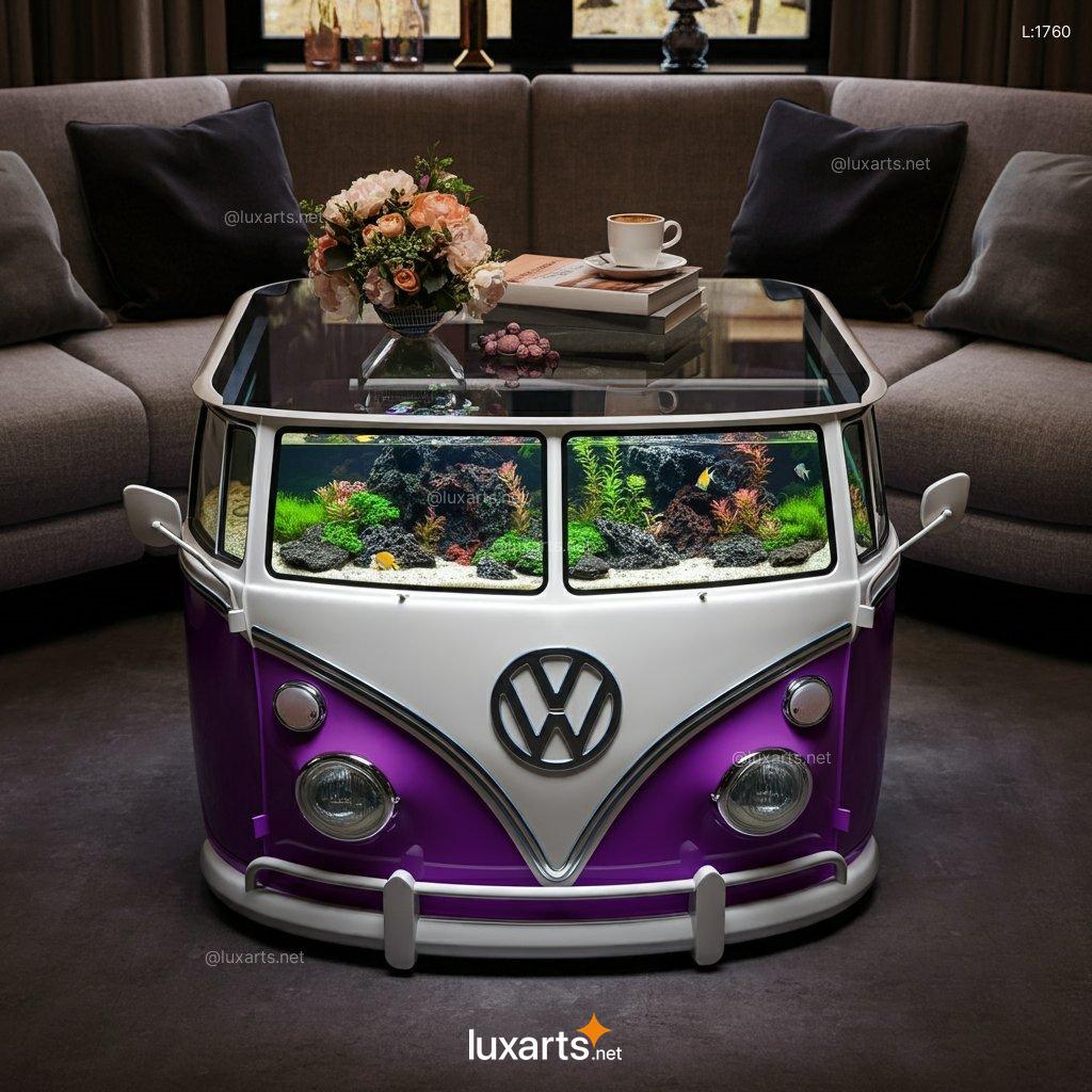 VW Bus Aquarium Coffee Table: Unique, Creative Aquarium Coffee Table Design vw bus aquarium coffee table 12