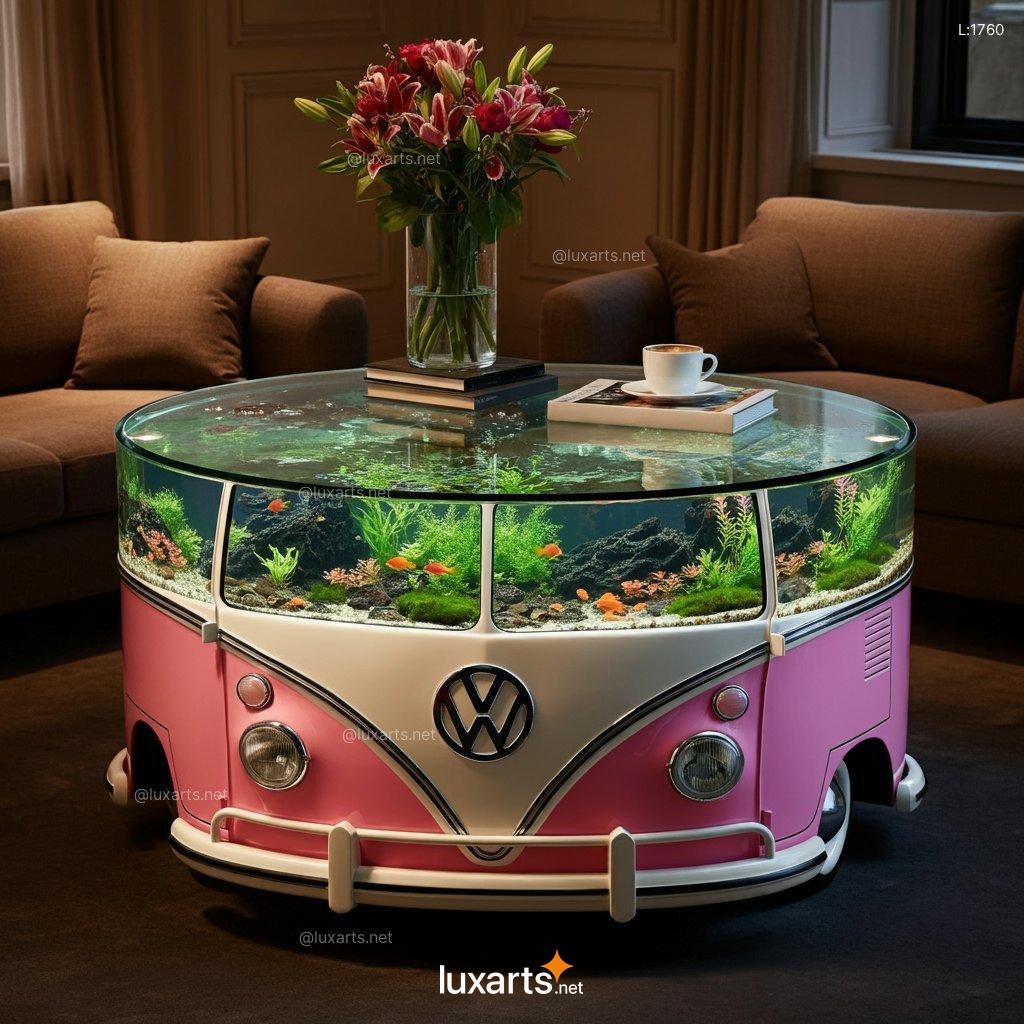 VW Bus Aquarium Coffee Table: Unique, Creative Aquarium Coffee Table Design vw bus aquarium coffee table 14